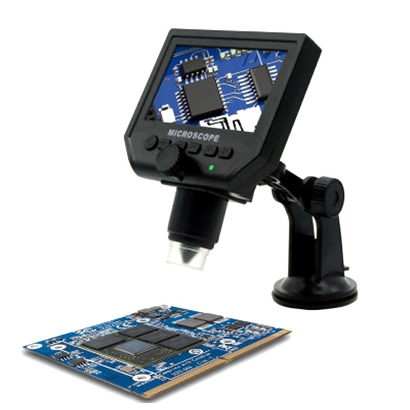 

600 Digitale Elektronische Microscoop Draagbare Microscoop Met 4.3 \"HD Oled-scherm Voor Pcb Moederbord Reparatie
