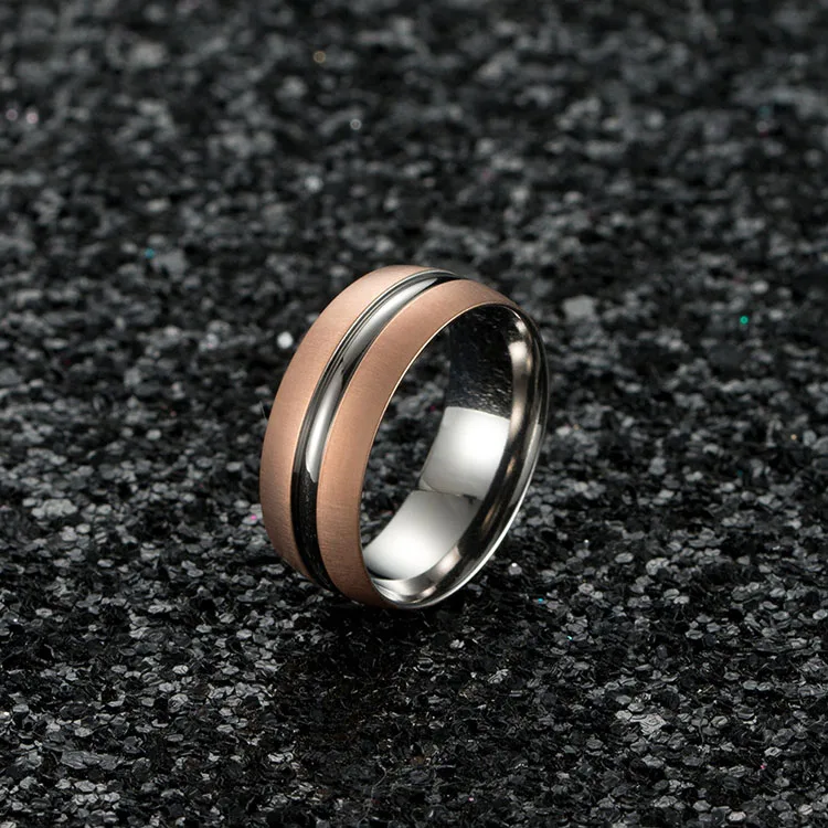 Gold Color Alliance Wedding Rings Pair Couple Rings Men and Women's Rings Love Engagement Anel Anillos Bijoux