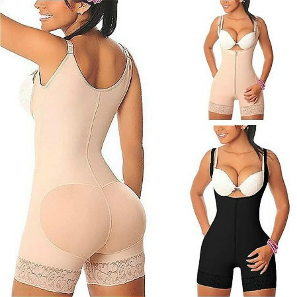Buy Womens Seamless Shapewear Fashion Open Bust Mid Thigh Bodysuit Shapers Sexy