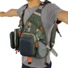 Truite mouche pêche respirant maille gilet Pack pêche sac à dos taille réglable pour hommes et femmes ► Photo 2/6