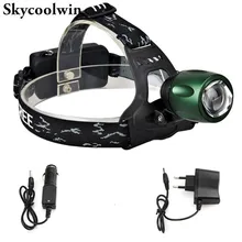 Перезаряжаемые фары 1600lm xm-l T6 светодиодный Увеличить фар Велосипедный Спорт фара Рыбалка свет+ 18650 Батарея+ USB+ Зарядное устройство