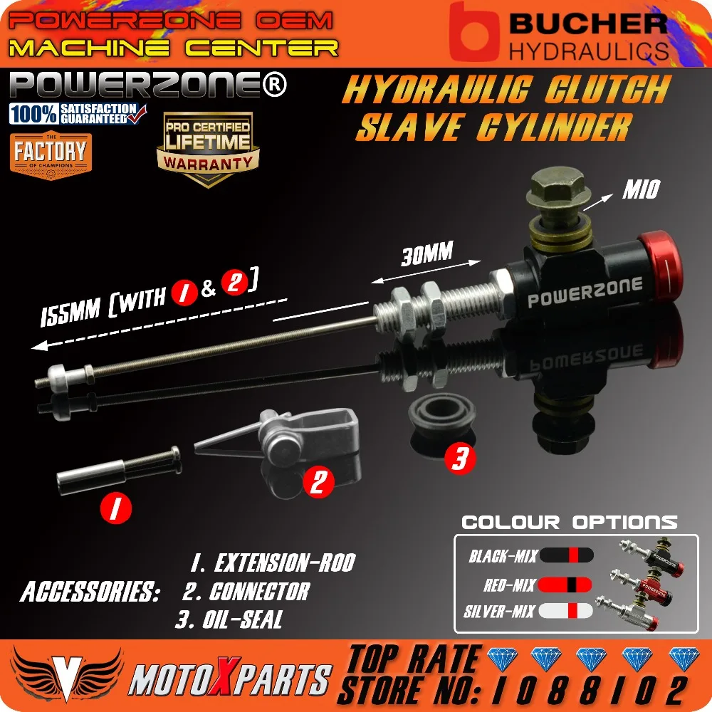 Hydraulic Clutch Slave Cylinder Conversion Pull Rod For KTM CBR CB CG YBR GS GN125 250