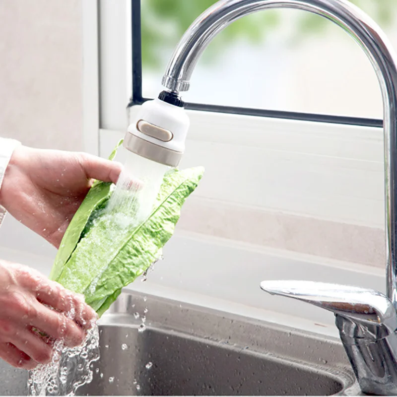 

Basupply 1Pc 2018 New Rotatable Water Saver 3 Modes Water Tap Filter Faucet Extender Booster Bathroom Kitchen Accessories