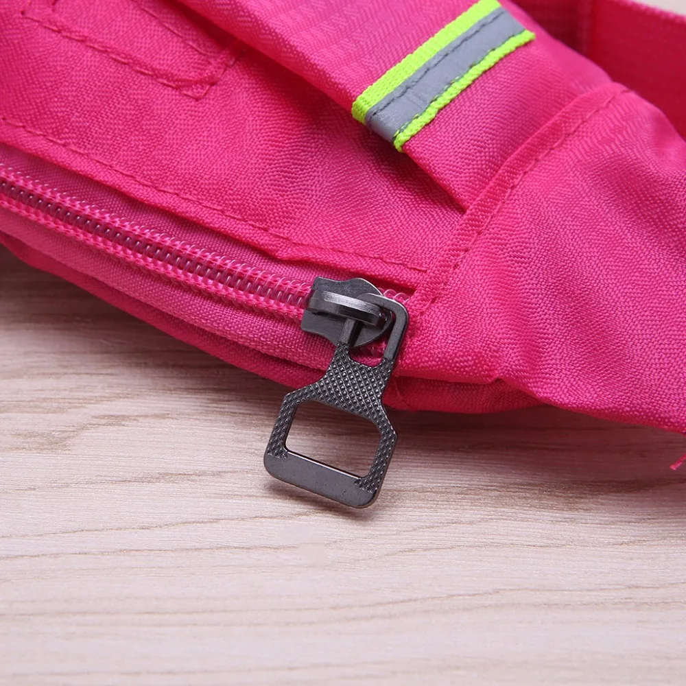 THINKTHEND Unisex Nylon Earphone Waist Belt Pack Bag Pouch Pocket  for Women Men