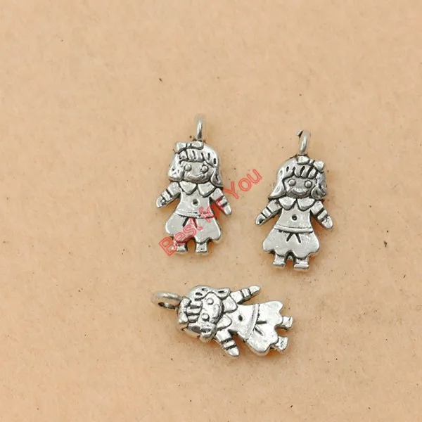 KJjewel тибетские посеребренные подвески в виде Луны звезды девушки ангела модные