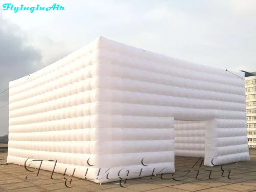 Индивидуальные открытый надувная кубическая палатка 10 м* 6 м* 5 м белый ПВХ Pop-Up сад туристическая палатка для свадьбы и вечерние украшения