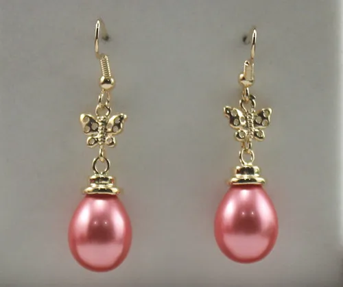 

Free shipping@@ sallei nanyang pearl rose drop shell bead drop earring AALD916 6.10