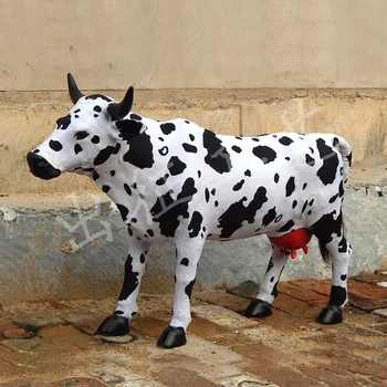 

huge creative simulation cow toy polyethylene & furs new big cattle doll gift 100x65cm 1895