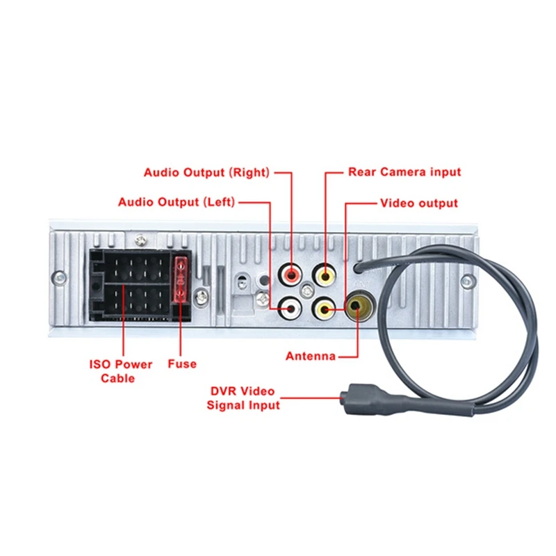 4.1 Inch 1 Din Car Radio Stereo Player MP3 MP5 Car Audio Player with Bluetooth Remote Control USB AUX FM Radio Auto Components