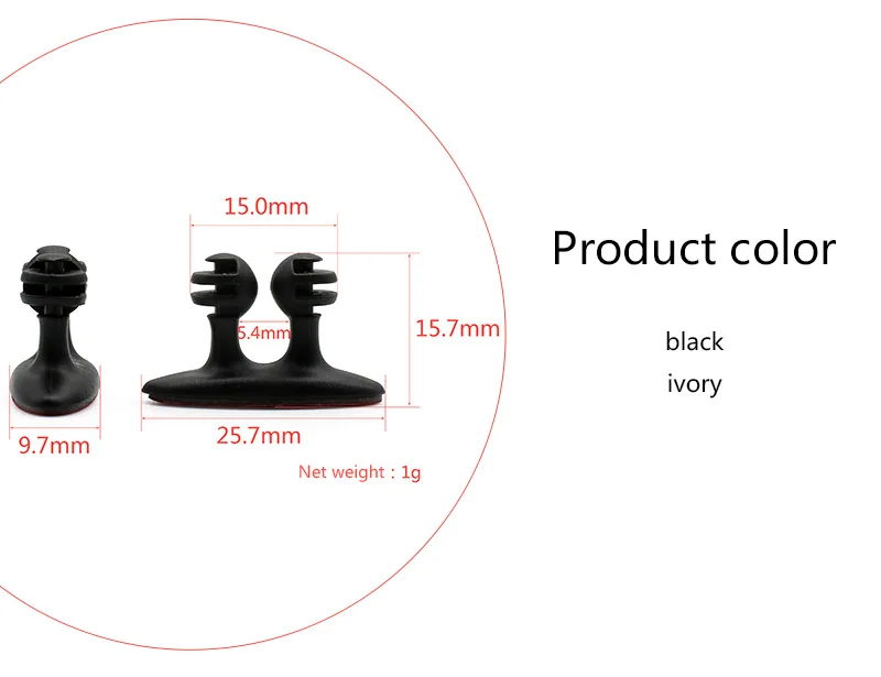 8 шт./компл. клей устройства для сматывания шнуров автомобиля внутренний трос клип Кабель наушников Организатор провода держатель для хранения клип