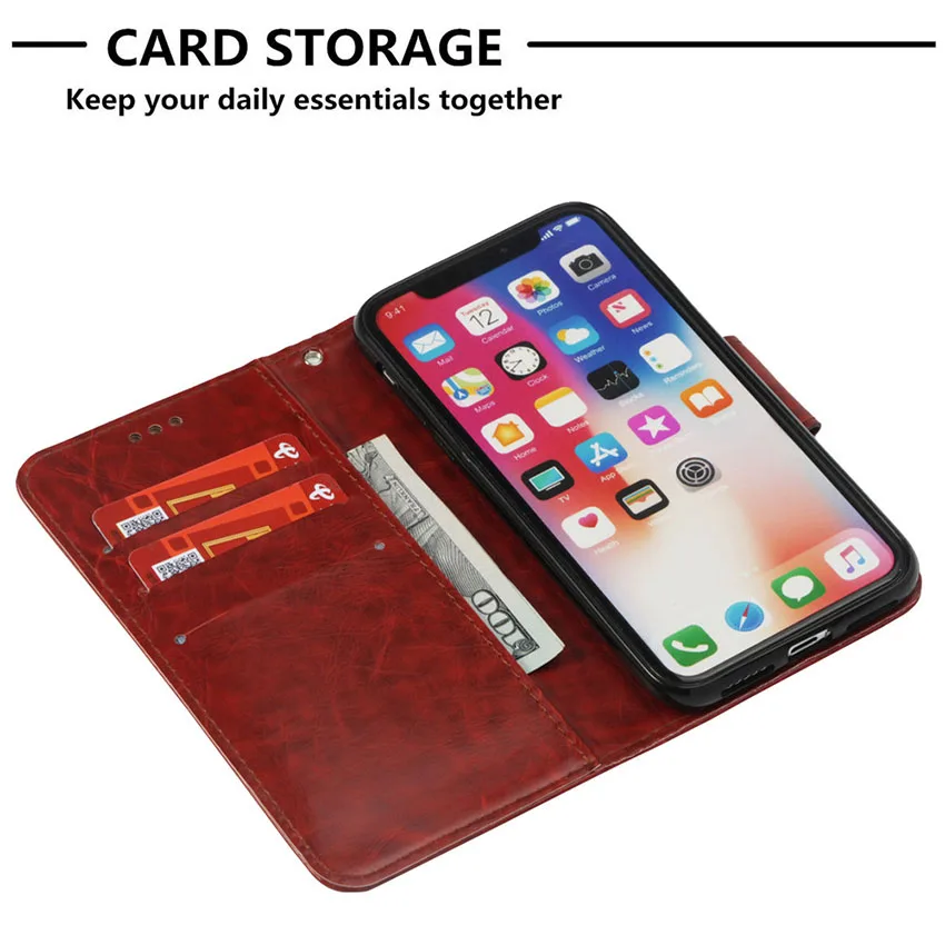 Wallet Bag Phone Case for iPhone X 6 7 8 Plus PU Leather Flip Case Stand Cover for iPhone 5 5E 6s Case Funda (24)