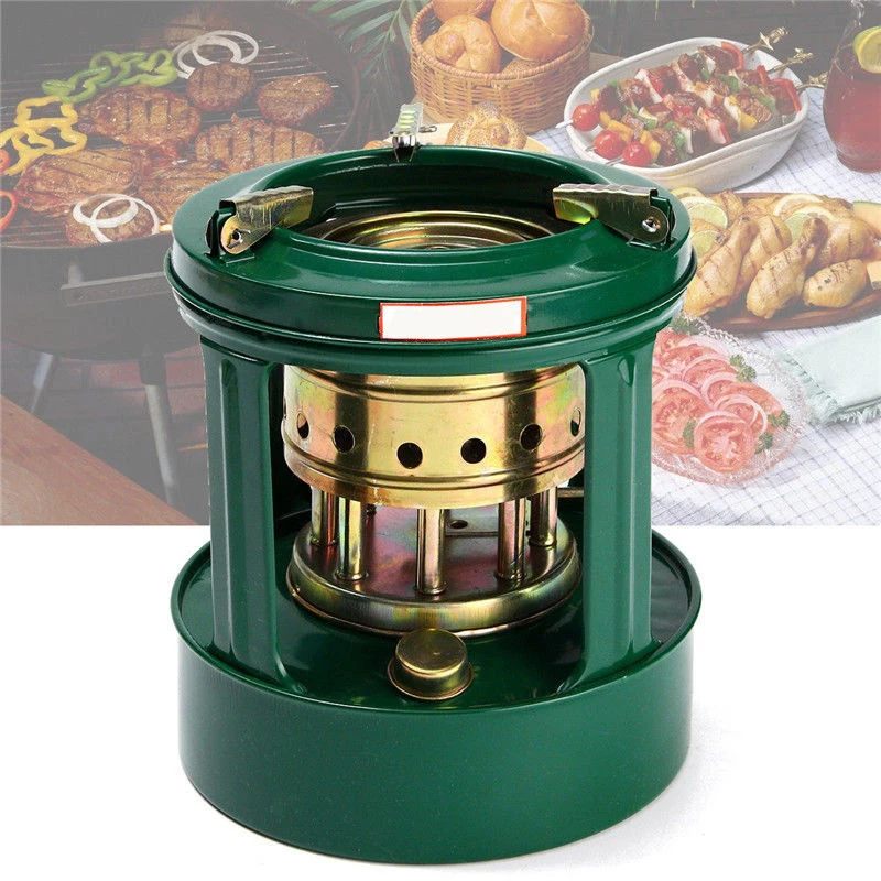 Universal Mini Handy Outdoor 8 Wicks Kerosene Stove Camping Oil Heatersin Outdoor Stoves from