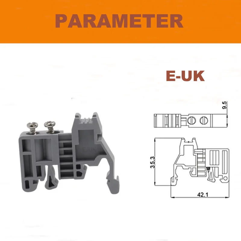 E-UK 2 hole terminal fixed part fastening seat