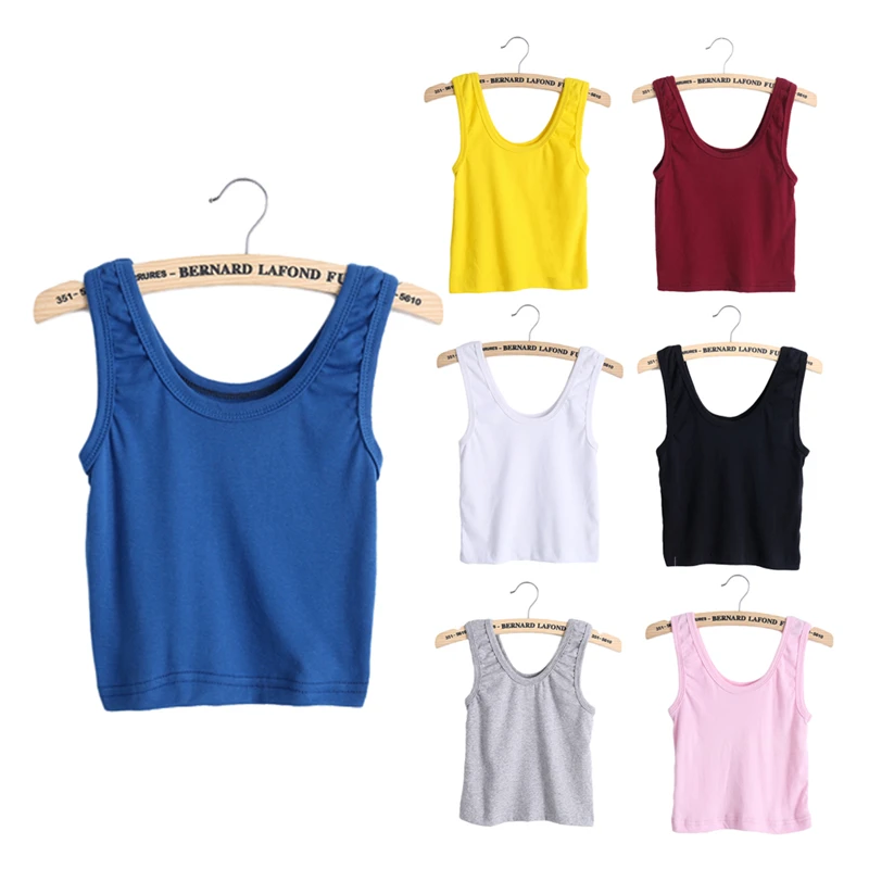 

New Cycling Bike Women Plain Camisole U-neck Vest Sports Stretchable Midriff-baring Backless Tank Tops for Riding Bike