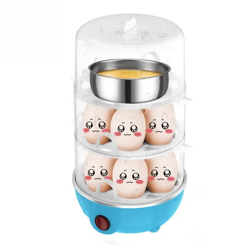 Многофункциональная быстрая электрическая яичная плита 21 яичная емкость Быстрый яичный котел отпариватель автоматический отключающий яйцеварка кухонные инструменты