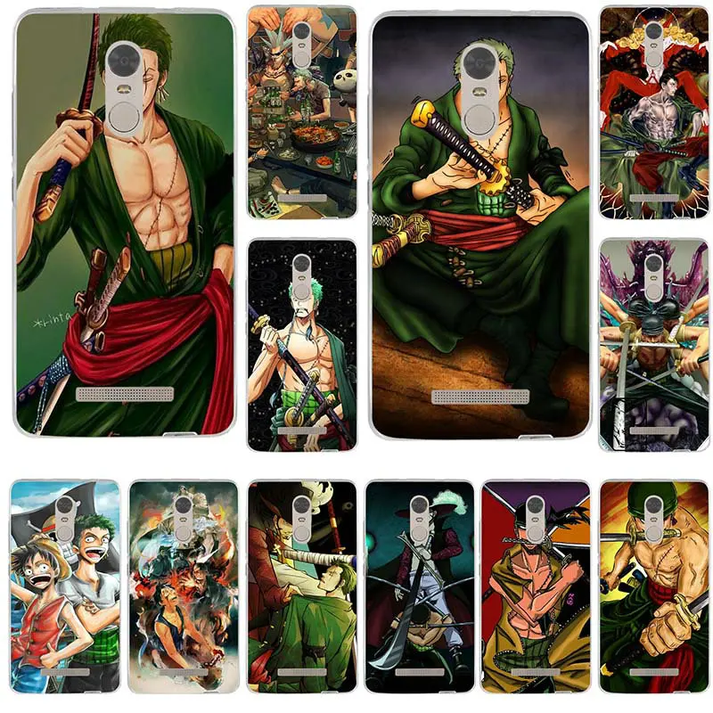 

Soft Silicone TPU Phone Case for Xiaomi Redmi Mi Note 2 3 3S 4X 4A 5 6 5 5S 5A 6 8 A1 Pro Plus Coque One Piece Roronoa Zoro