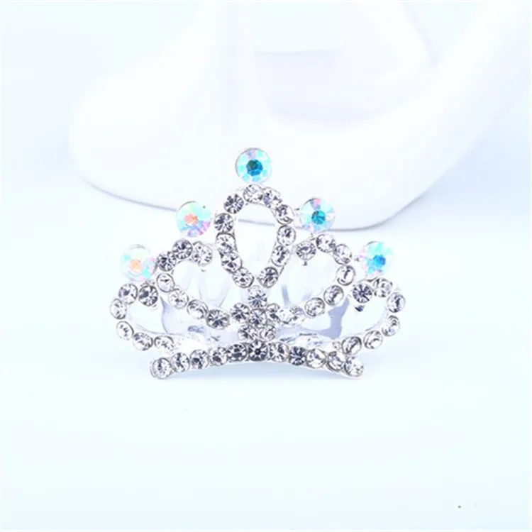 Малыш девушки Diademas Para Bebe корона платье для первого причастия, элегантный стильный браслет в виде полой позолоченой тиара корона принцессы вечерние Головные уборы украшения