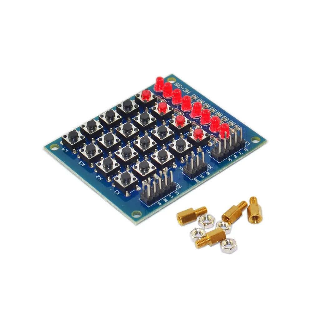 

4x4 Matrix Keypad Module + 4 Keyboard + 8 LED Indicator
