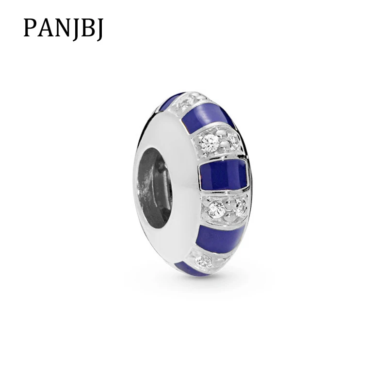 New Original Free Shipping Silver Plated Bead Exotic Stones Stripes Spacer Charm Fit Bracelet Necklace DIY Women Jewelry | Украшения и