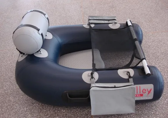 Single Inflatable Belly Boat Fishing Boat-in Rowing Boats ...