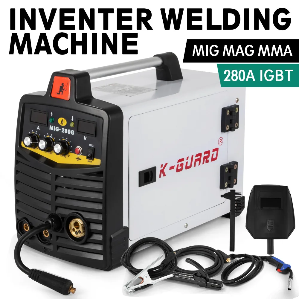 

VEVOR MIG 280A IGBT Inverter Welder MIG&MMA 2 in 1 Portable Welding Machine
