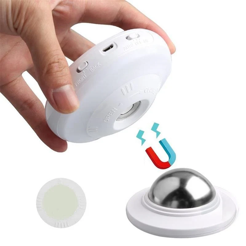 360 Degree Rotating Motion Sensor LED Night Light USB Rechargeable Security Wall Lamp Baby Sleep Home Stair Kitchen Toilet Light (1)