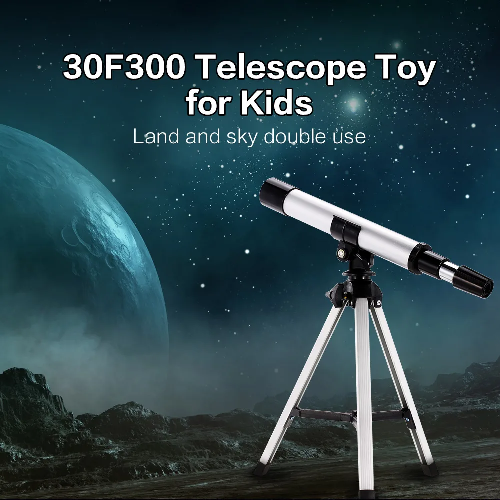 Hot Science Telescope Toy 30mm Objective Lens Travel