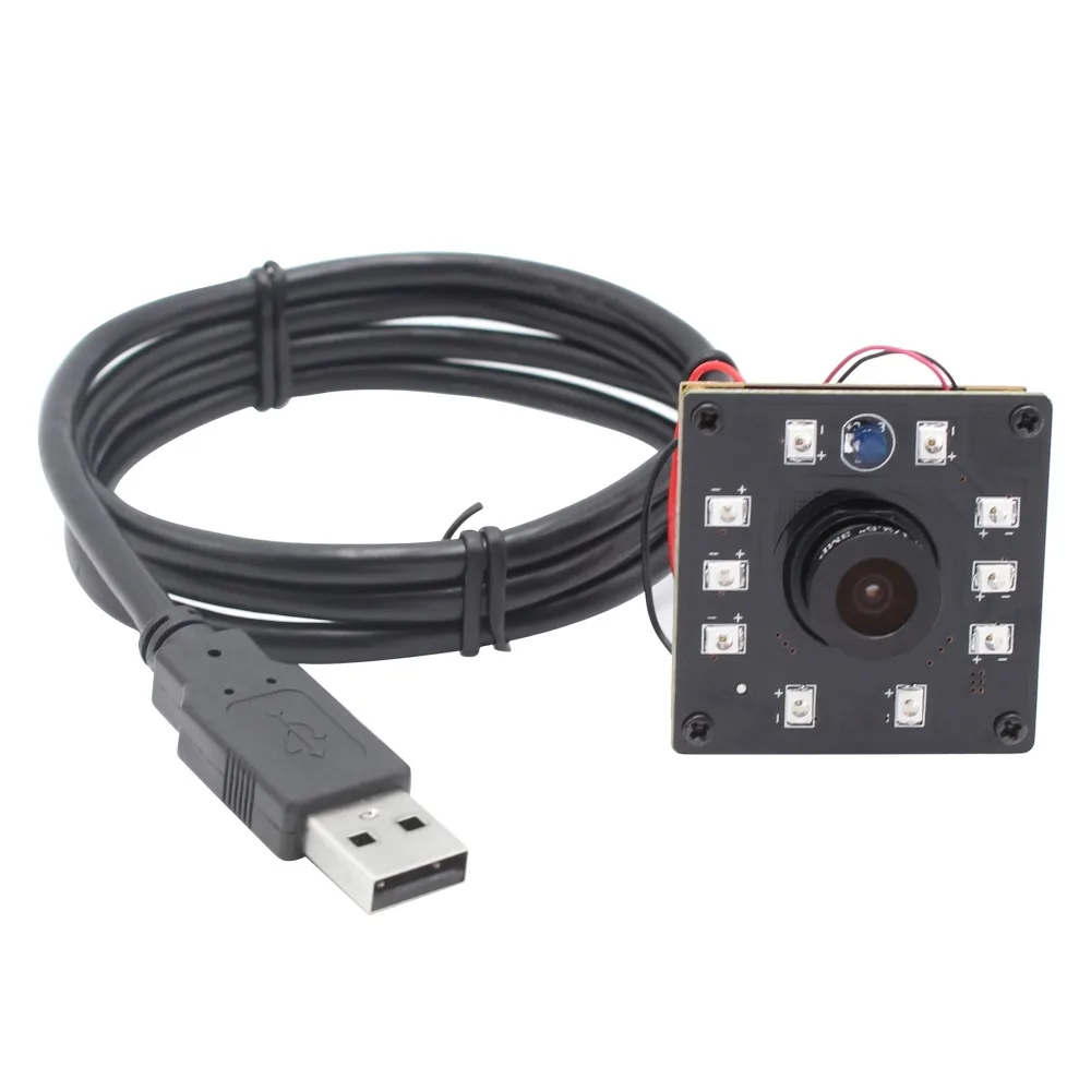 USB камера ночного видения 1280X720 H.264 30fps 10 шт. инфракрасных светодиодов CMOS OV9712 мини usb