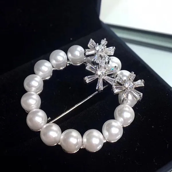 Designer Fashion Copper Jewelry 3A Cubic Zirconia Party Brooch | Украшения и аксессуары