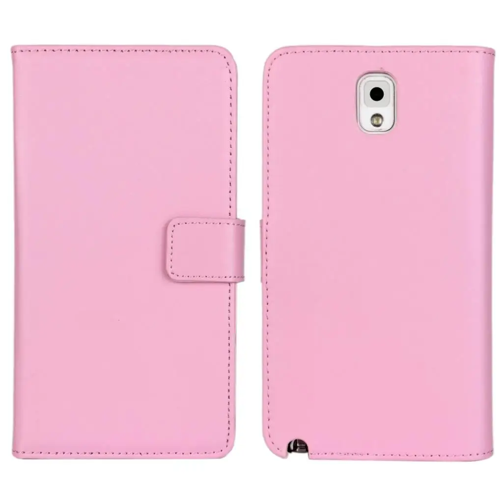 Note3 Кожаный чехол-кошелек для samsung Galaxy Note 3 чехол Роскошный флип-чехол для samsung Note 3 N9000 держатель для карт GG - Цвет: Розовый