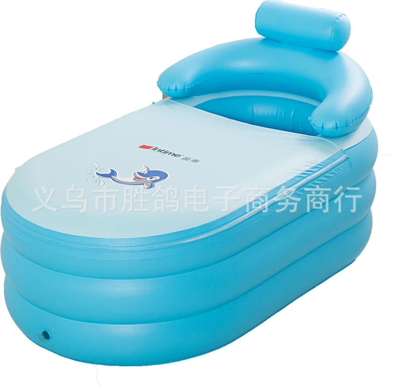 Оптовая продажа для взрослых и детей теплые Портативный надувная Ванна складной утолщение семьи Для ванной Ванна 142x84x64 см