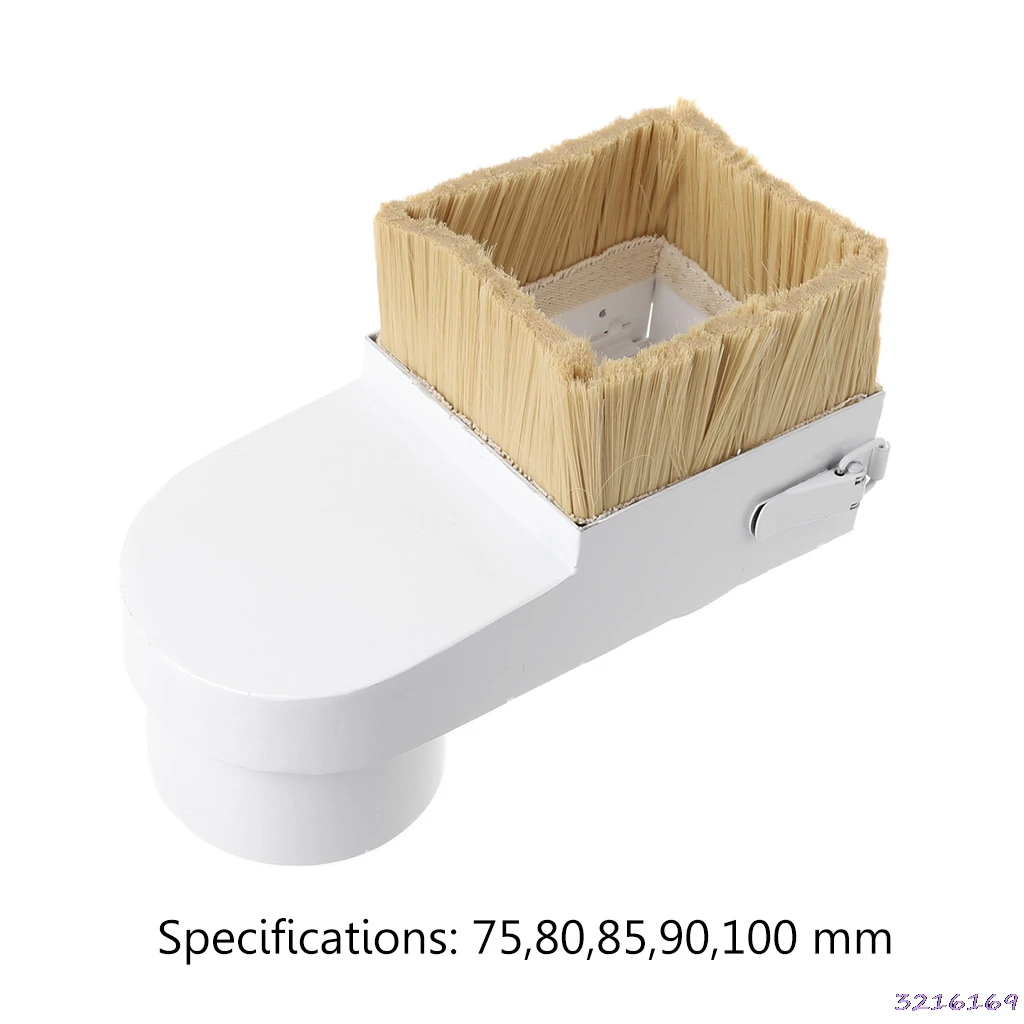 

75/80/85/90/100mm Spindle Dust Shoe Cover Brush Cleaner For CNC Router Milling Machine Woodworking Tools