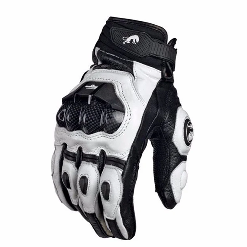 

Carbon fibre Motorcycle Gloves Leather Touch Screen Moto Glove Men Protective Gears Motocross Glove Cycling Bike Gloves