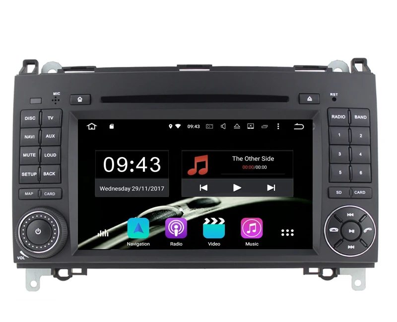 Clearance Android 8.0For Mercedes Benz Sprinter B200 W209 W169 W169 B-class W245 B170 Vito W639 Car DVD player Radio GPS multimedia stereo 3