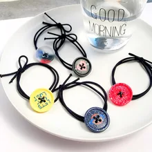 1 шт., веревка для волос для девочек, простая резинка для волос, высокая эластичность, мягкая резинка для основы, головная веревка, круг G0409