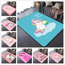 Детский ковер с милыми мультяшными животными, детские игровые коврики, детские ковры для гостиной, спальни, коврики, детский домашний декоративный ковер