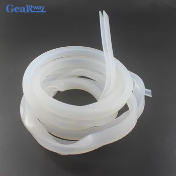 

1Meter Seal Strip White Silicon U Type Seal Strip High Temperature Protect Table Glass Edge Sealing Strips