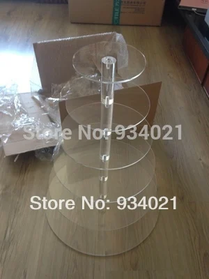 

6 Tier Round Cup Cake Acrylic Stand party decoration