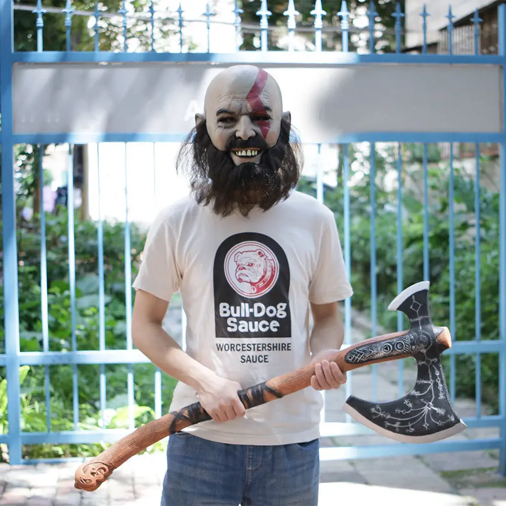 Cosplay 2018 God of War Kratos Leviathan Axe Handmade Kratos Axe Halloween Props6