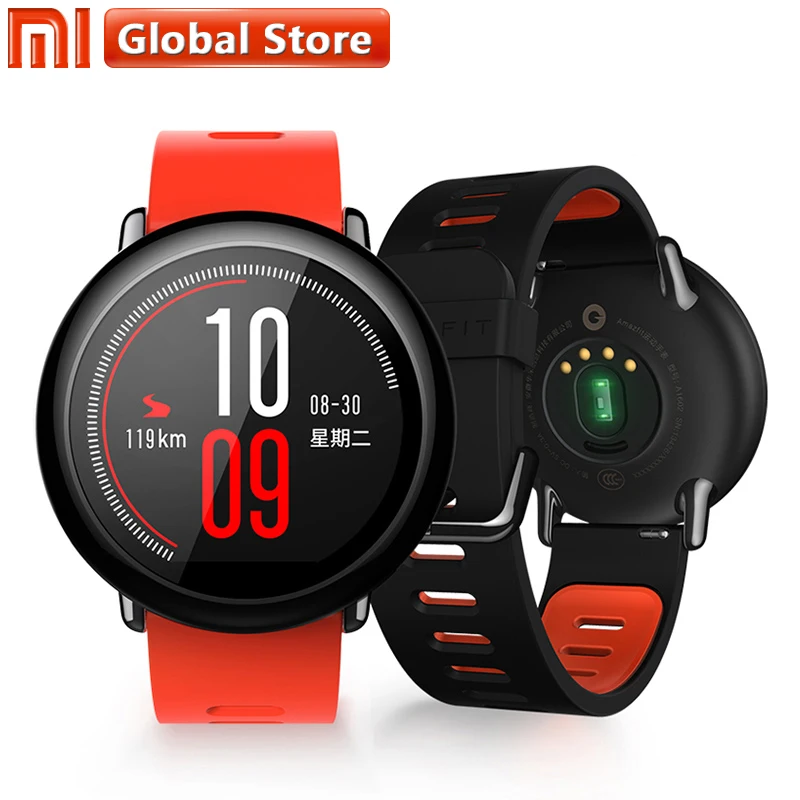 

Xiaomi Amazfit Pace Smartwatch Smart Watch Bluetooth GPS Information Push Heart Rate Intelligent Monitor English Language Global