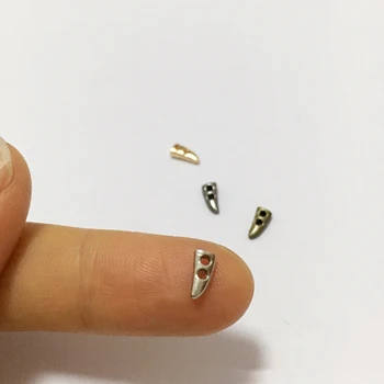 10 개/몫 7MM 수제 미니 경적 버튼 DIY 만들기 bjd 브라이스 인형 옷 코트 액세서리 초소형 금속 버튼