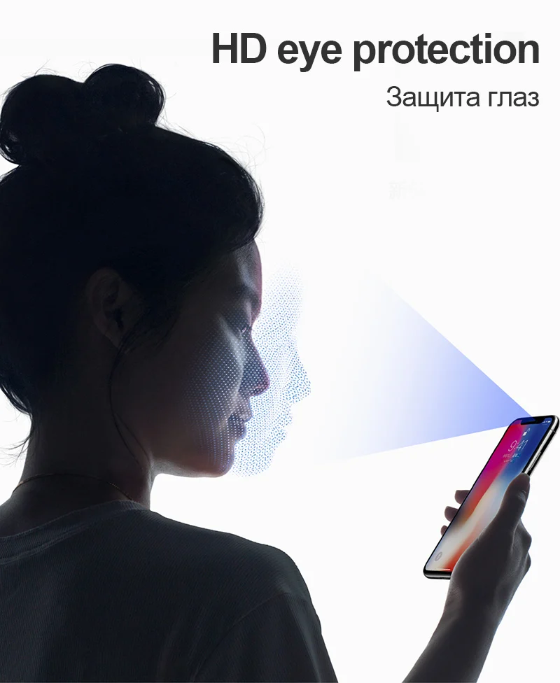 TOMKAS 6D Full Cover Curved Tempered Glass For iPhone X Screen Protector For iPhone 6 6S Plus 8 7 Plus Protective Glass Film