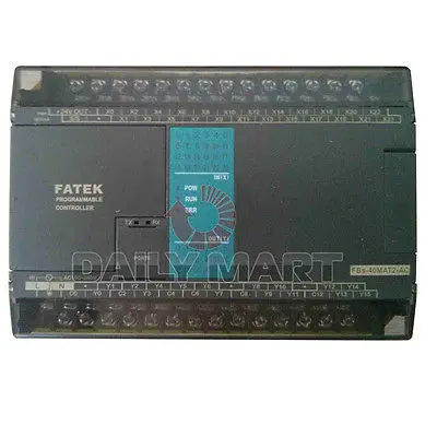 

DHL/EMS FATEK FBS-40MAT2-AC AC220V 24 DI 16 DO Transistor Programmable Logic Controller