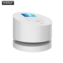 KERUI W2 WiFi GSM home burglar security alarm system IOS Android APP control used with IP camera PIR detector door sensor