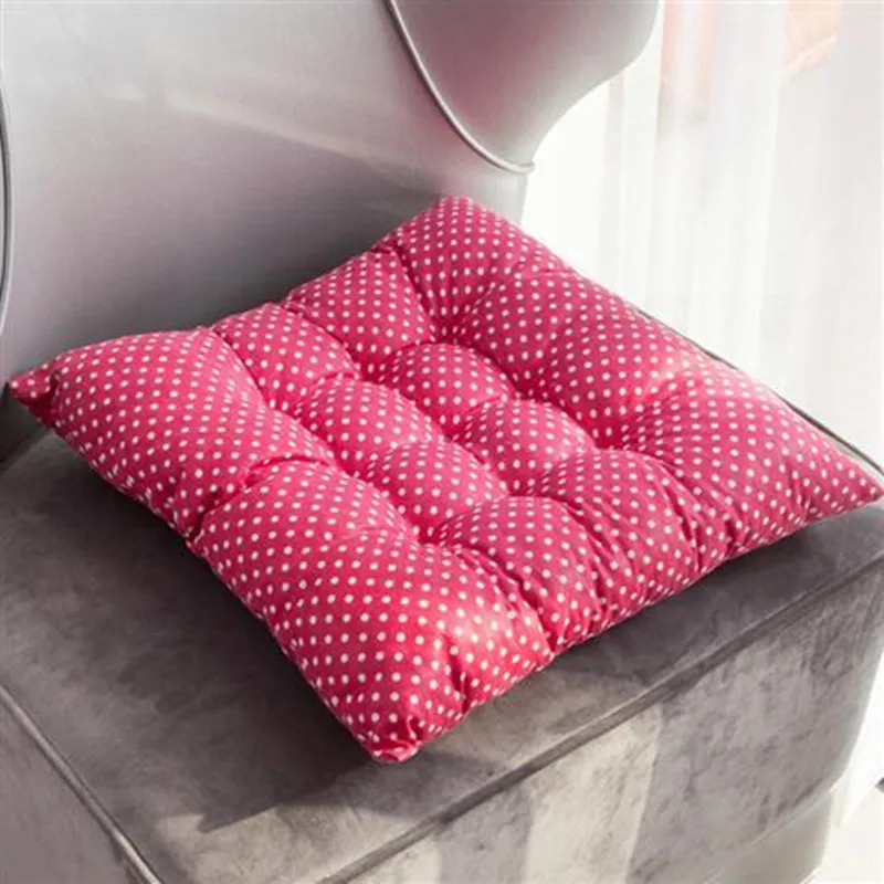 

Colorful Thickened Chair Cushion Solid Office Seat Pad Modern Dining Chair Cushion For Home Decor Comfortable Stool Sitting Pad
