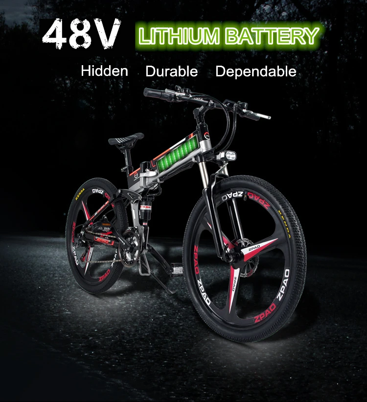Flash Deal 26 inches, 48V 350W,21 Speed Folding Electric Bicycle, Mountain Bike, Lithium Battery, Aluminum Alloy Frame, Disc Brake. 3 Flash Deal 26 inches, 48V 350W,21 Speed Folding Electric Bicycle, Mountain Bike, Lithium Battery, Aluminum Alloy Frame, Disc Brake. 3