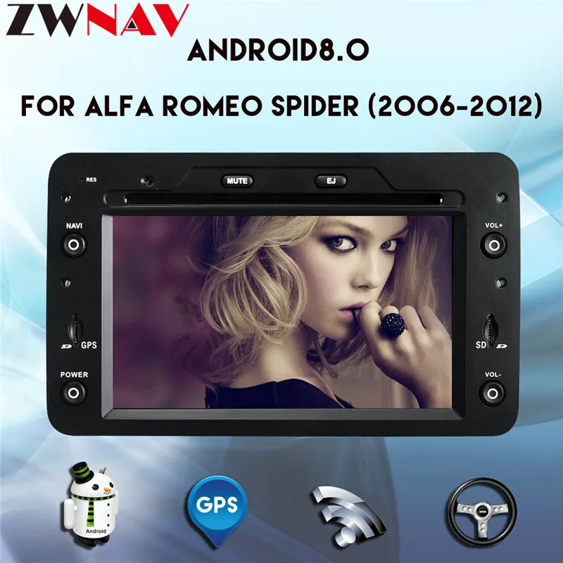 Clearance Octa core Android 8.0 Car DVD PLAYER For Alfa Romeo Spider Alfa Romeo 159 Brera 159 Sportwagon GPS navigation radio autostereo 7