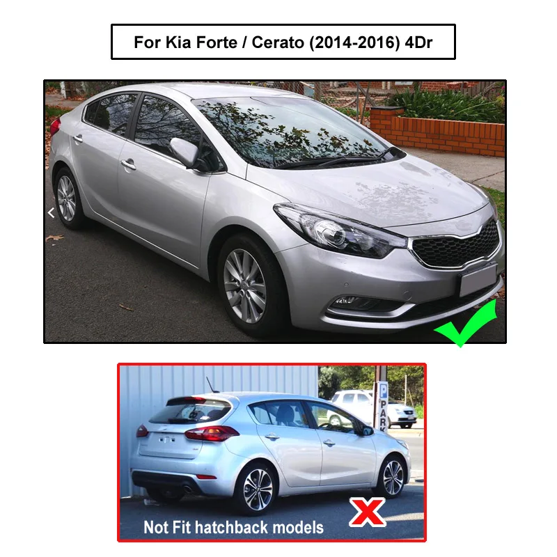 Брызговики для Kia Forte Cerato K3 2014 2015 2016 седан|flaps splash guards|splash guardmud flaps |
