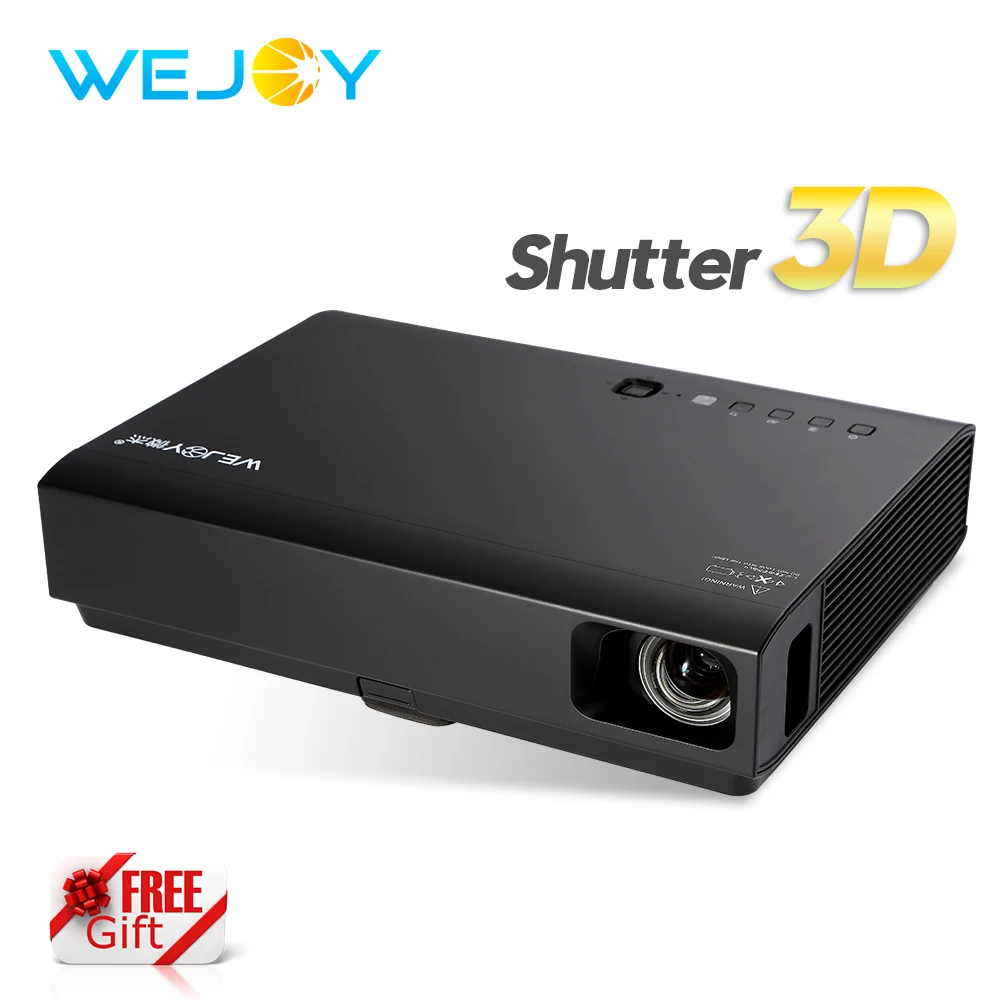 Wejoy Laser 3D TV Projector DL-310 with 3D Glasses Mini Projector LED HD 1080P Beamer Home Cinema DLP Android Portable Proyector