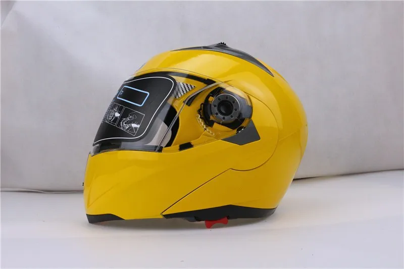 JIEKAI 105 флип-ап мотоциклетный шлем с двойным козырьком система каждый всадник доступный велосипедный шлем M L XL XXL